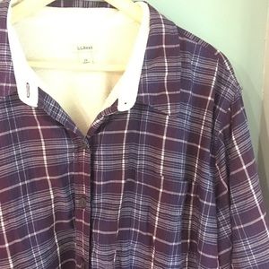 L. L. Bean Flannel Top